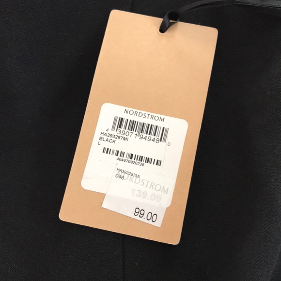 Nordstrom Halogen black peplum jacket - Picture 5 of 7